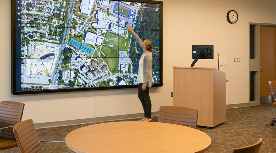 MSU BSSC interactive video wall