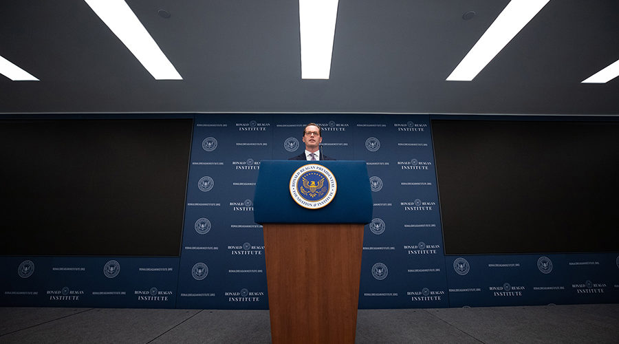 Press conference at of The Ronald Reagan Institute