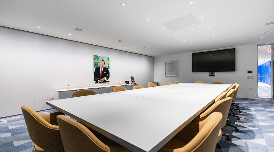 A conference room at The Ronald Reagan Institute
